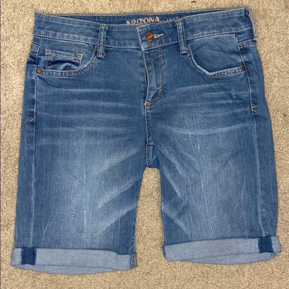 Knee length Jean Shorts